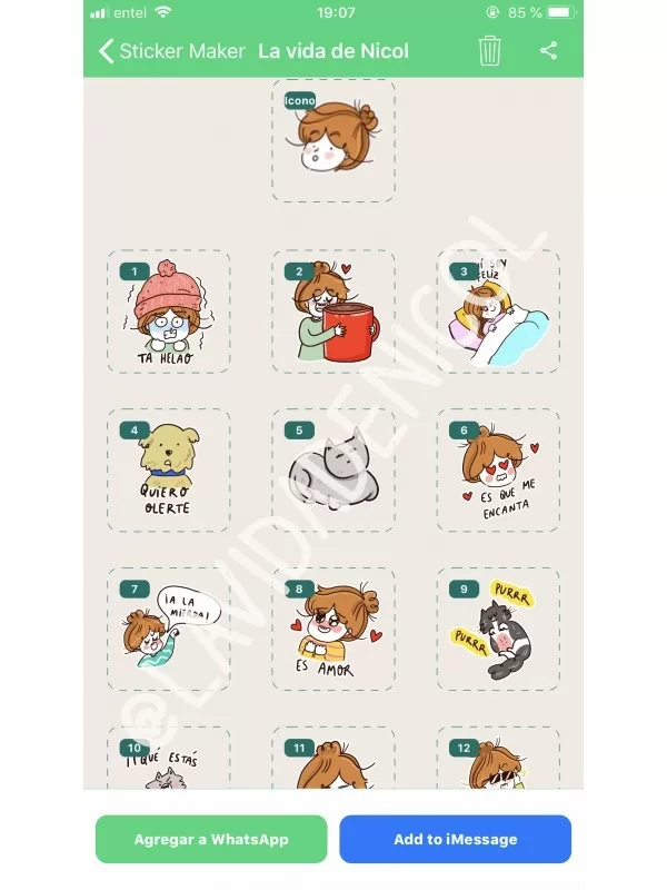 STICKERS WHATSAPP pack 1