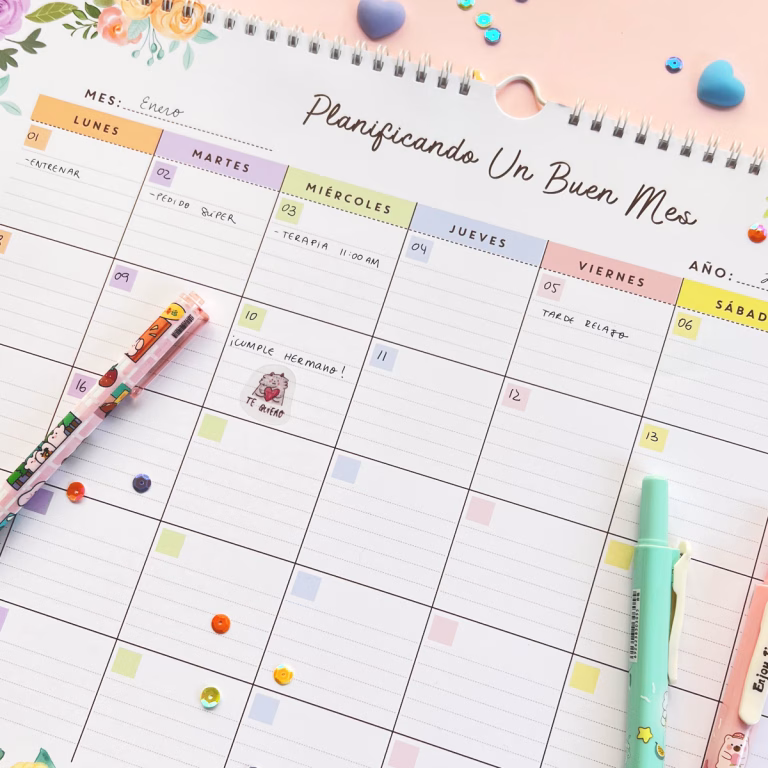 Cómo usar un calendario mensual para organizar tu vida
