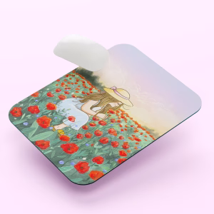 Mouse pad amapolas